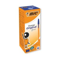 Bic Orange Fine Ballpoint Pen Blue (20 Pack) 1199110111