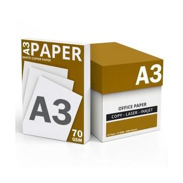 Value A3 Copier Paper Ream-Wrapped 70gsm White [5 x 500 Sheets] (2500 Sheets) (Thumbnail)